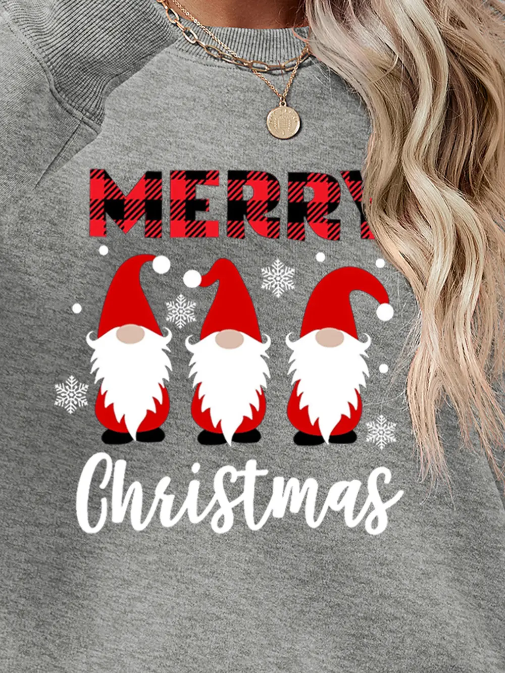 MERRY CHRISTMAS Long Sleeve Sweatshirt, image 5