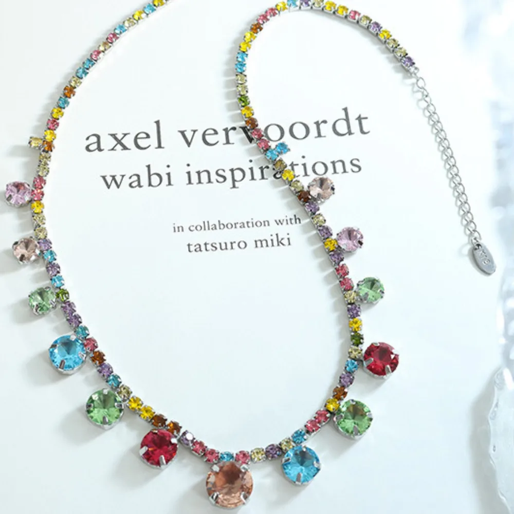 Crystal Copper Chain Necklace, image 3