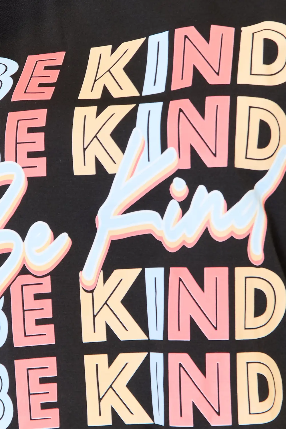 BE KIND Graphic Round Neck T-Shirt, image 8