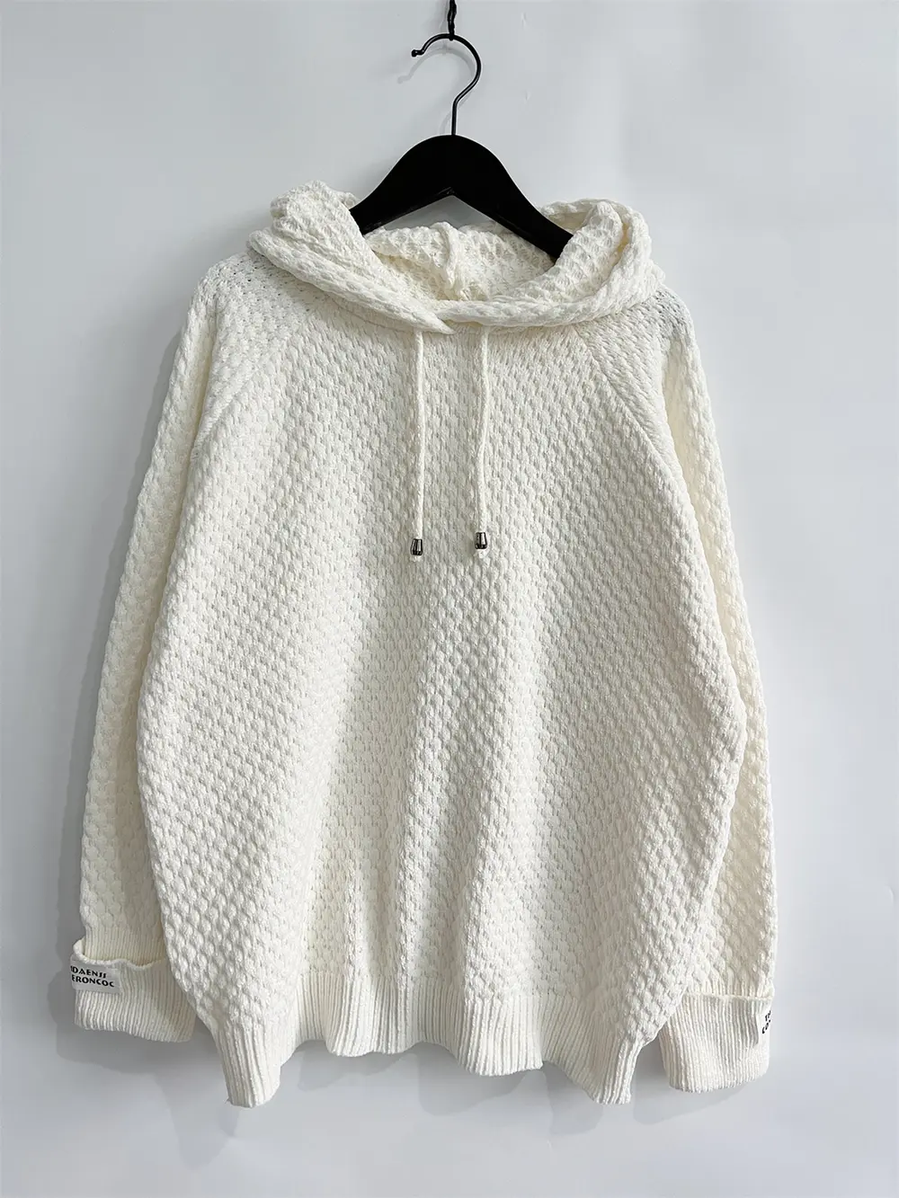 Drawstring Long Sleeve Hooded Sweater, image 17