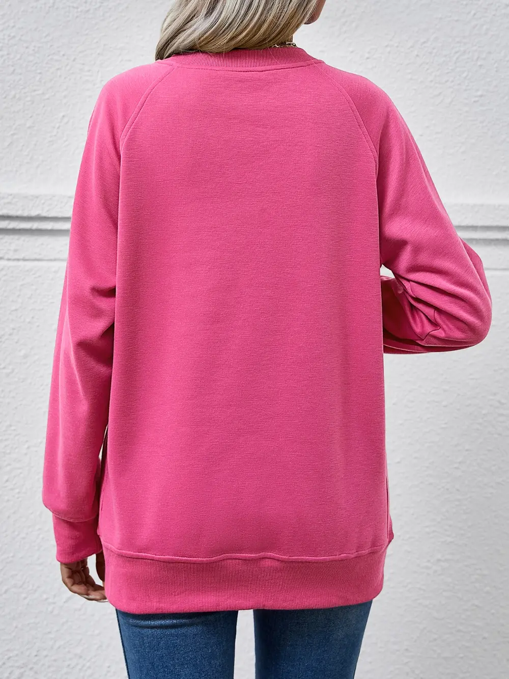 Round Neck Long Sleeve Sweatshirt, image 7