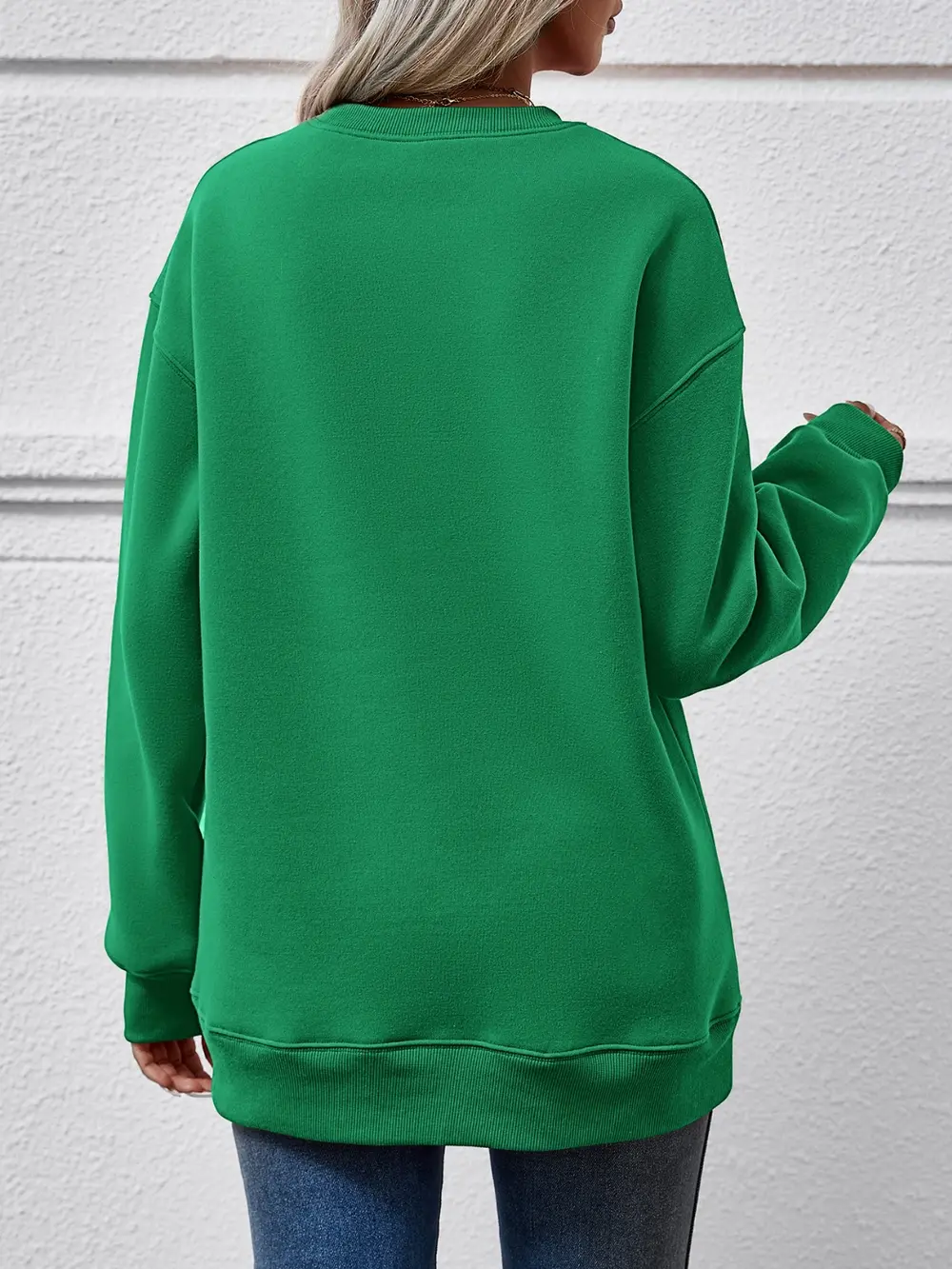 THE HELL I WON'T Round Neck Long Sleeve Sweatshirt, image 3