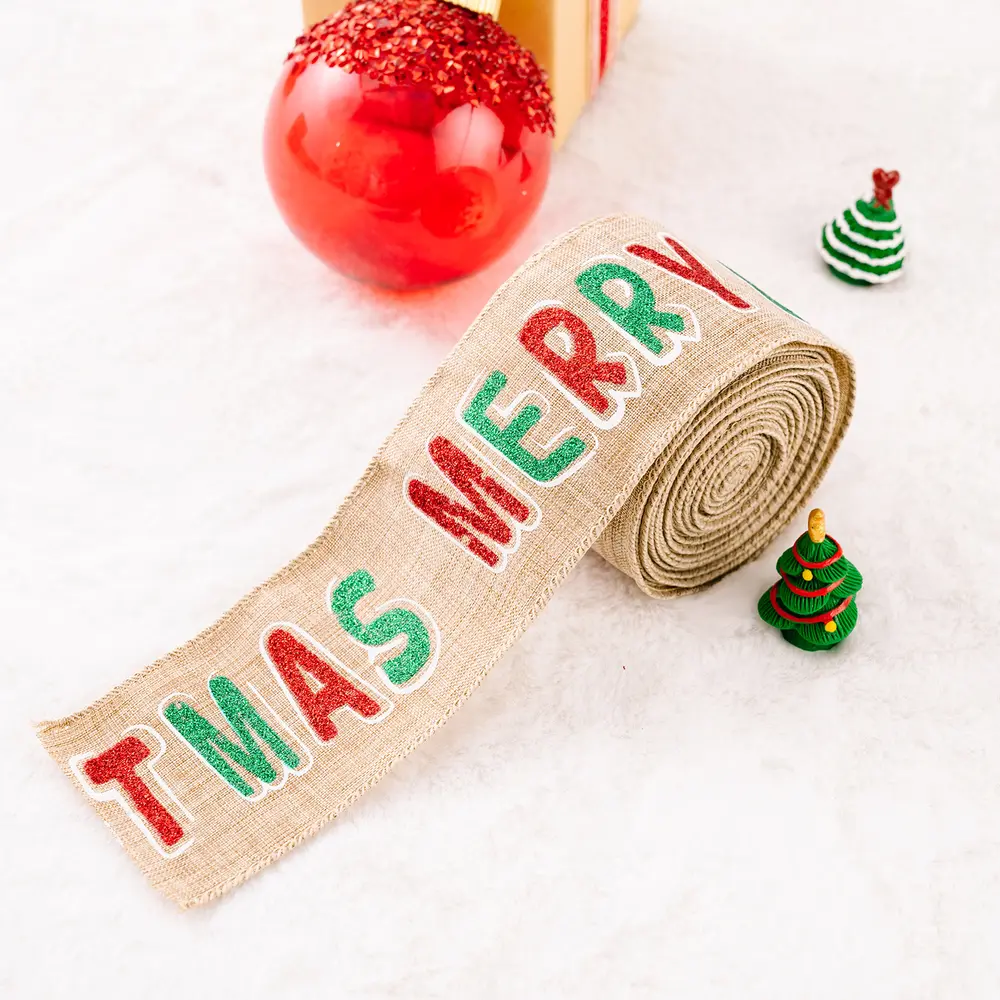 Christmas Polyester Ribbon, image 21
