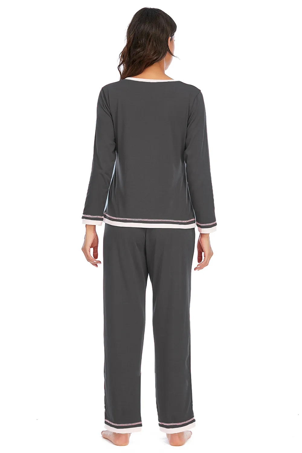 V-Neck Top and Pants Lounge Set, image 9