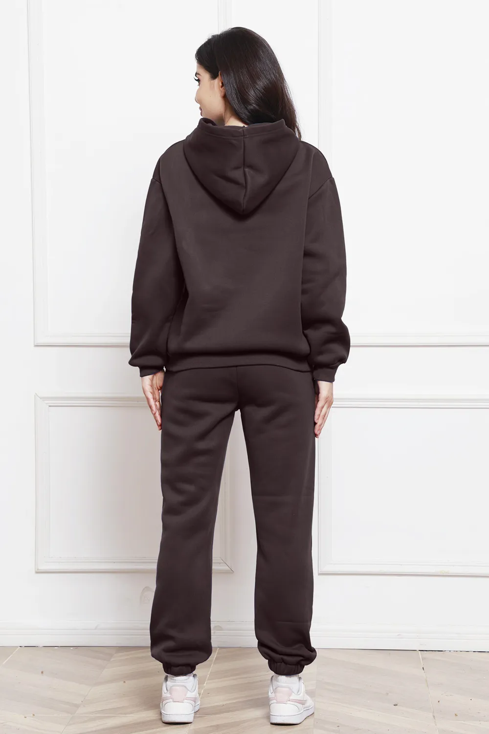 Drop Shoulder Long Sleeve Hoodie and Pants Set, image 15