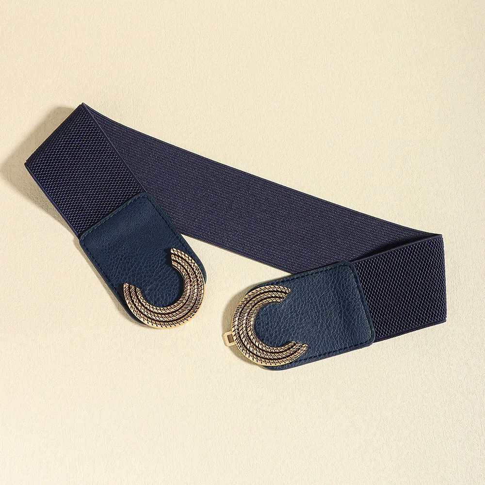 Double C Buckle Elastic Belt, image 8