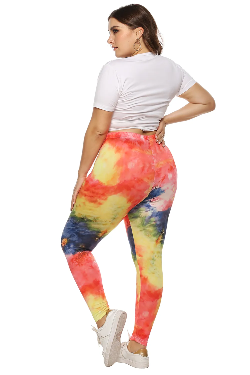 Plus Size Tie Dye Legging, image 2
