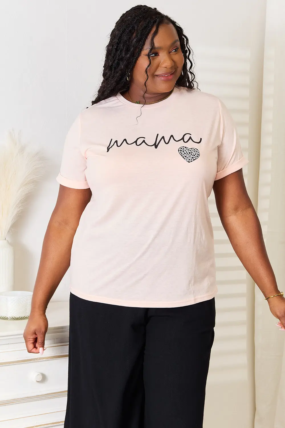 MAMA Heart Graphic T-Shirt, image 7
