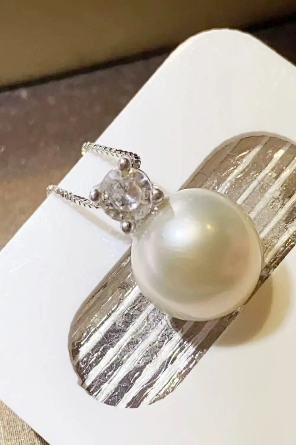 Freshwater Pearl 925 Sterling Silver Necklace, image 6
