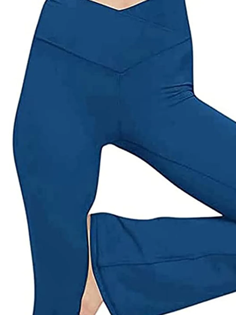 V-Waist Bootcut Long Pants, image 27