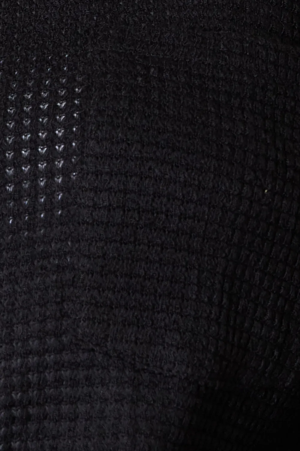 Waffle-Knit Collared Neck Dropped Shoulder Shirt, image 9