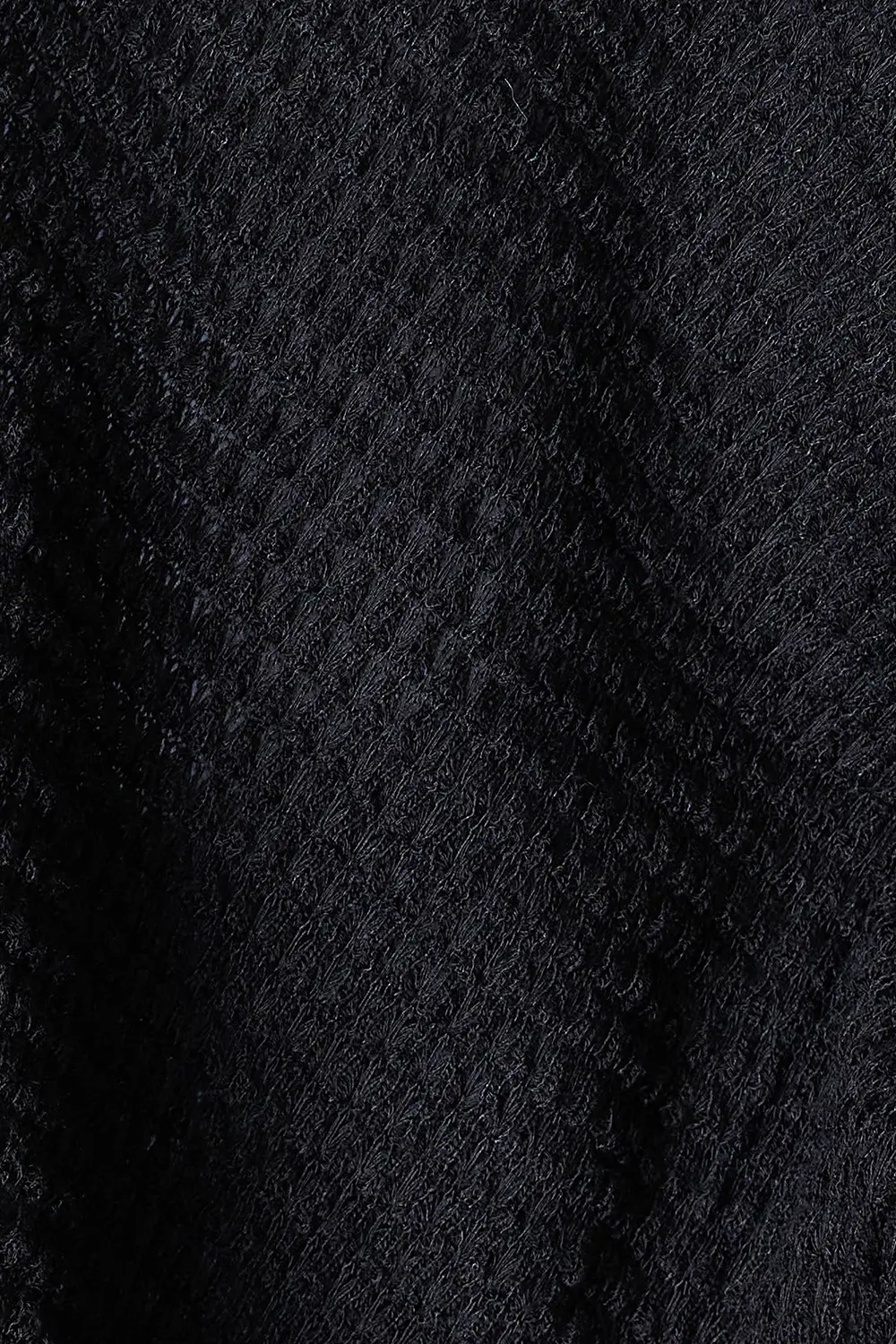 Full Size Round Neck High-Low Slit Knit Top, image 8