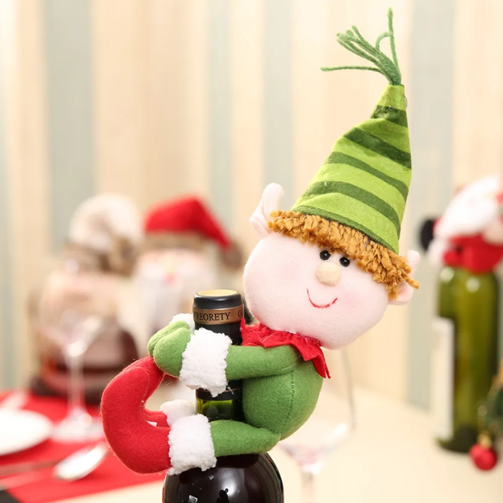 Christmas Gnome Wine Bottle Decoration, image 4