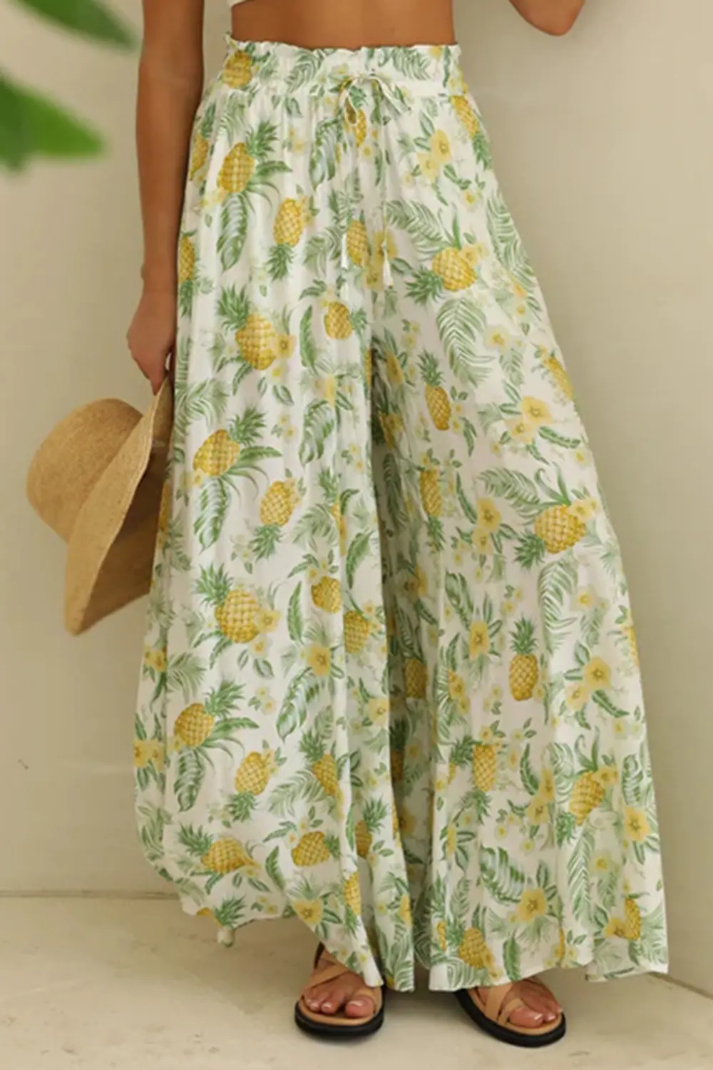 Tied Wide Leg Pants, image 5