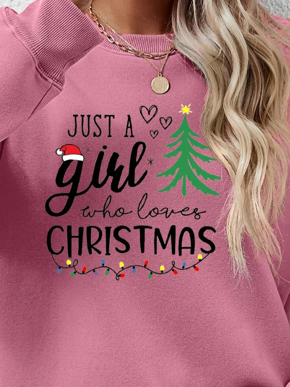 Letter Graphic Round Neck Sweatshirt, image 15