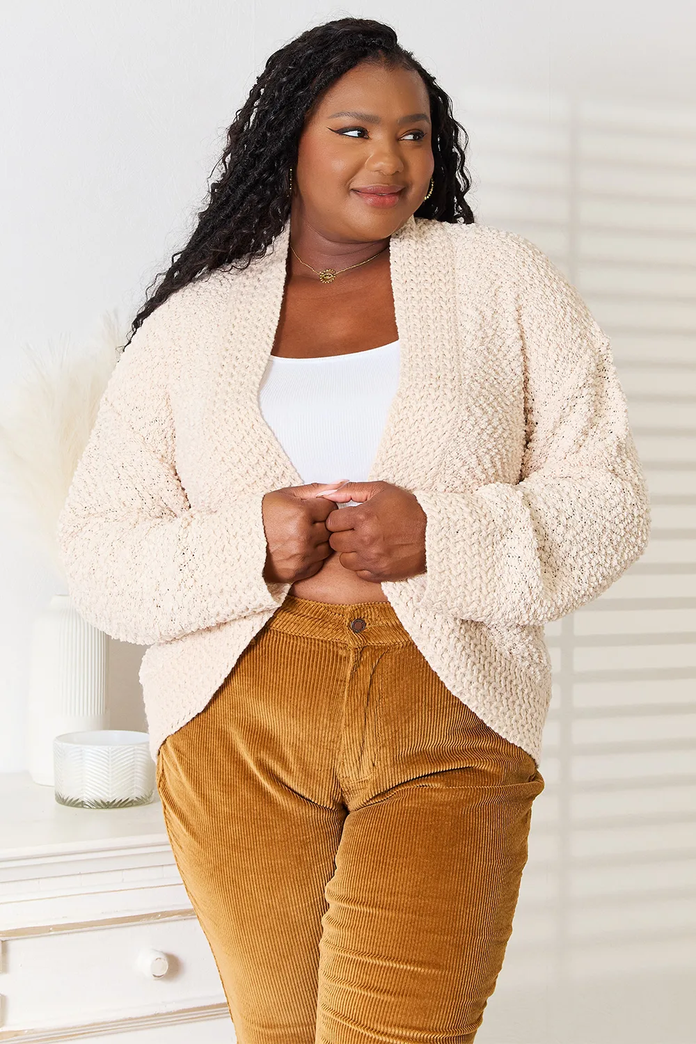 Open Front Long Sleeve Cardigan, image 10