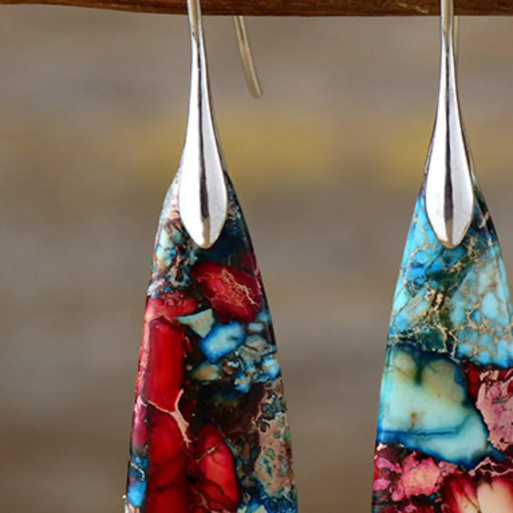 Geometrical Shape Dangle Earrings, image 6