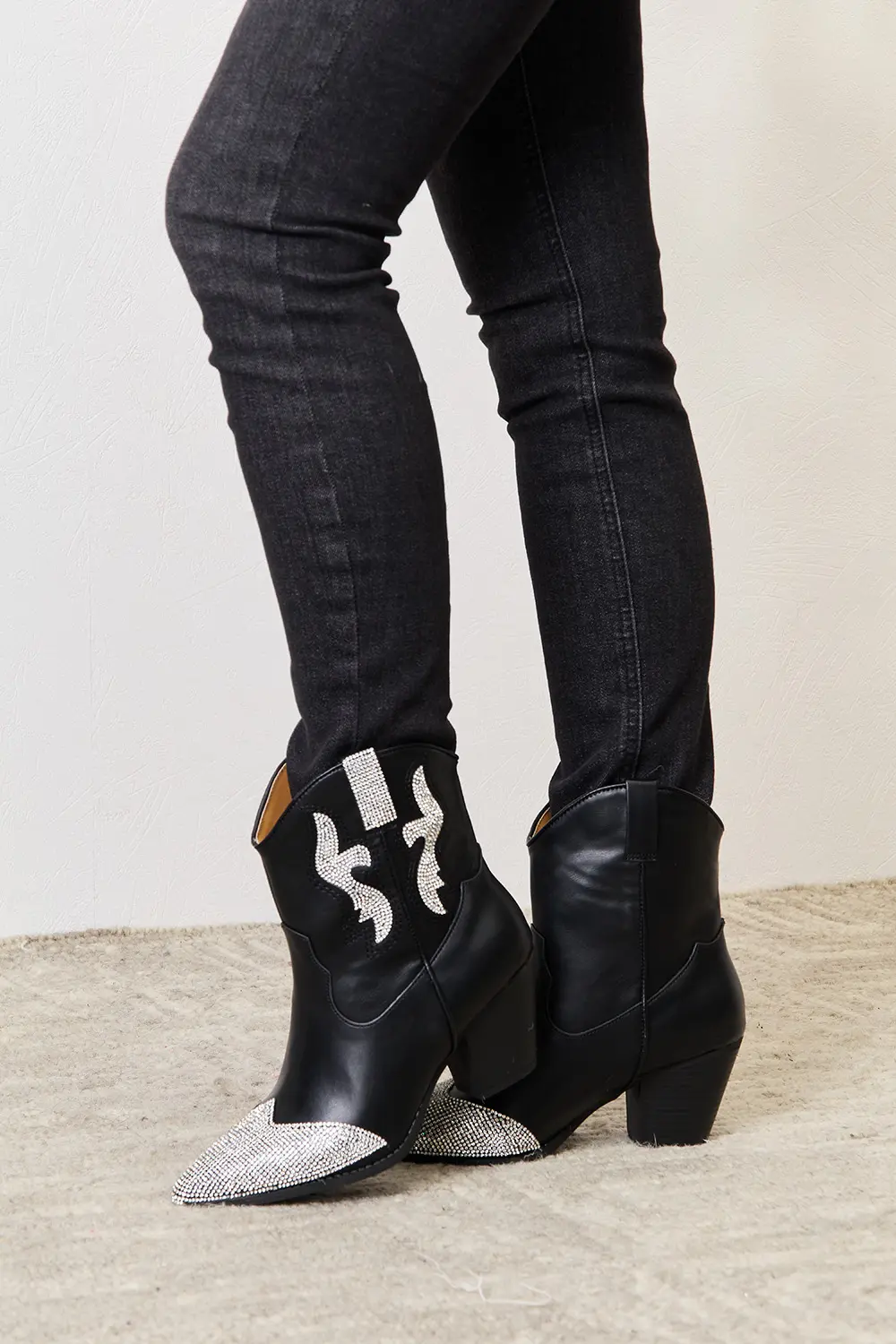 Rhinestone Pointed Boots, image 6