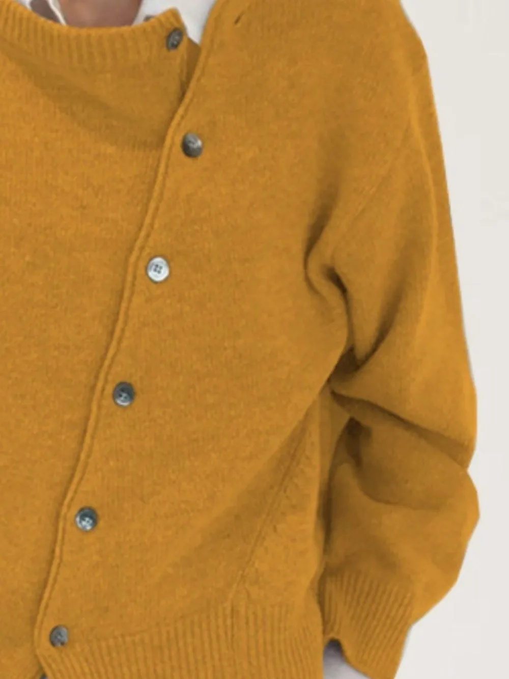 Dropped Shoulder Buttoned Cardigan, image 8