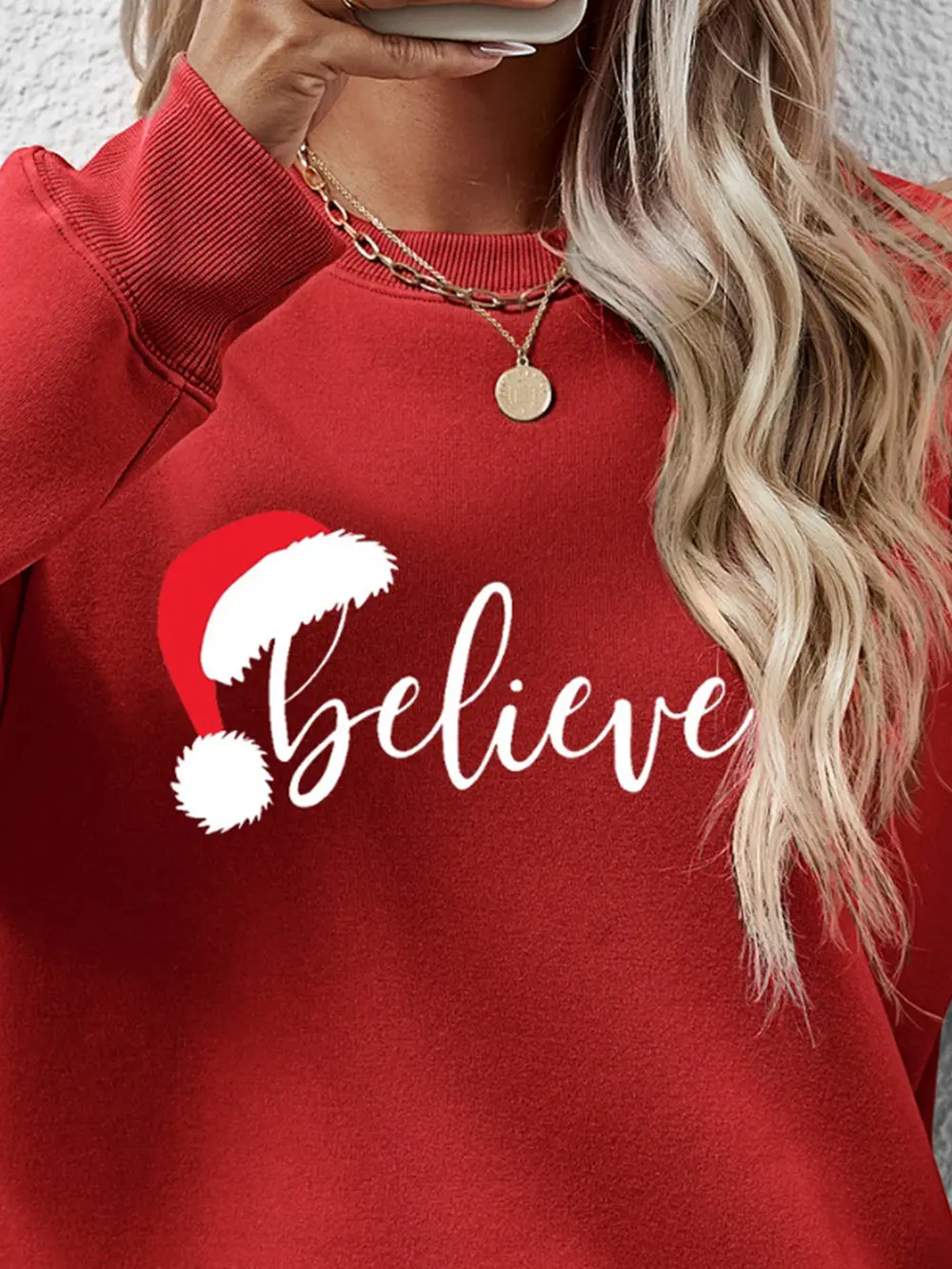 BELIEVE Graphic Long Sleeve Sweatshirt, image 26