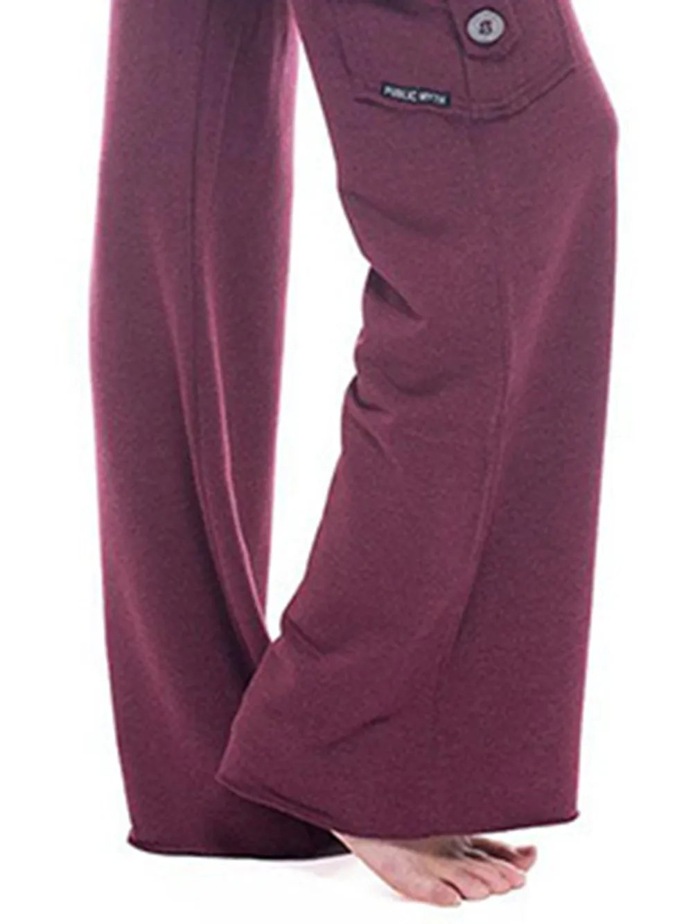 Mid Waist Pants with Pockets, image 27