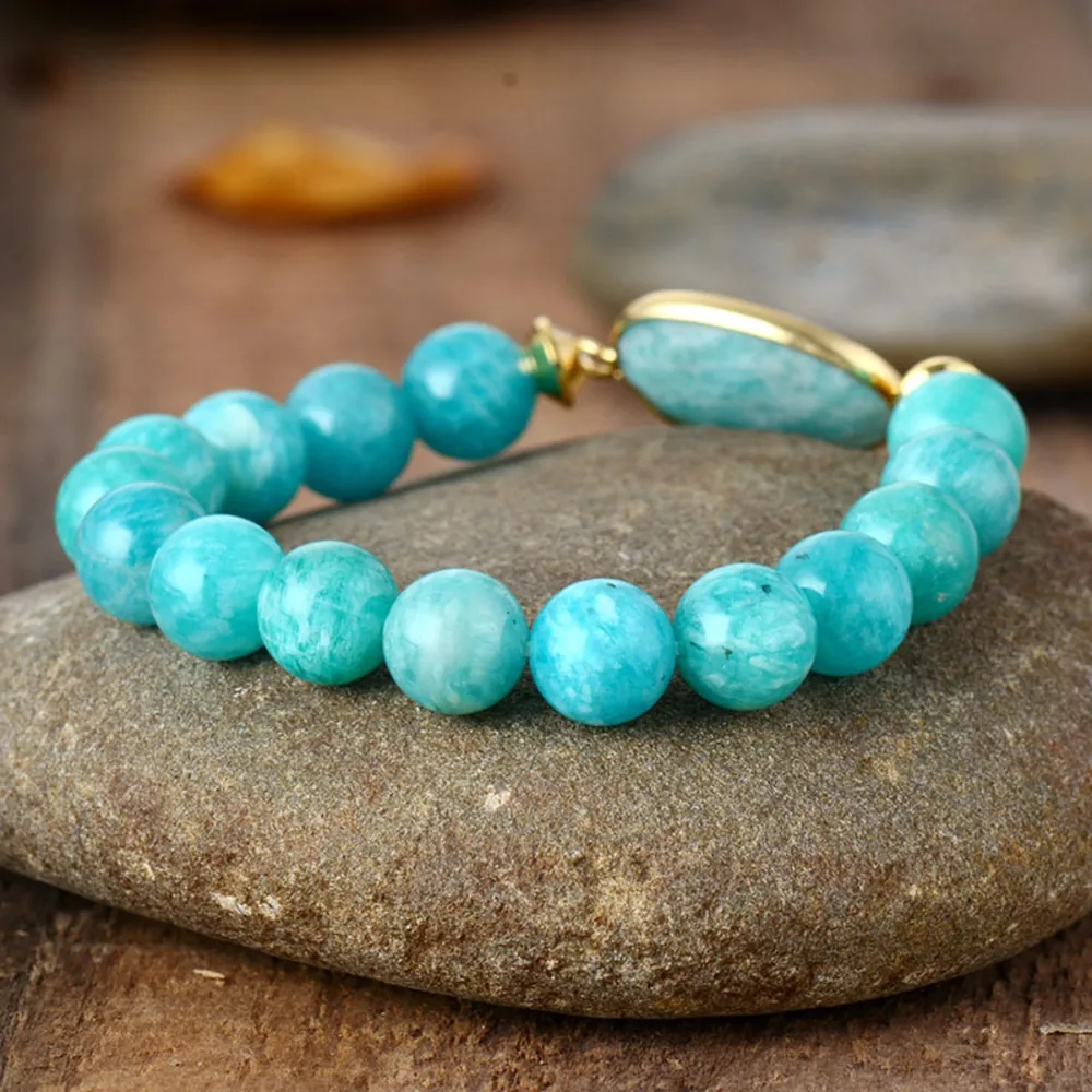 Natural Stone Beaded Bracelet, image 6