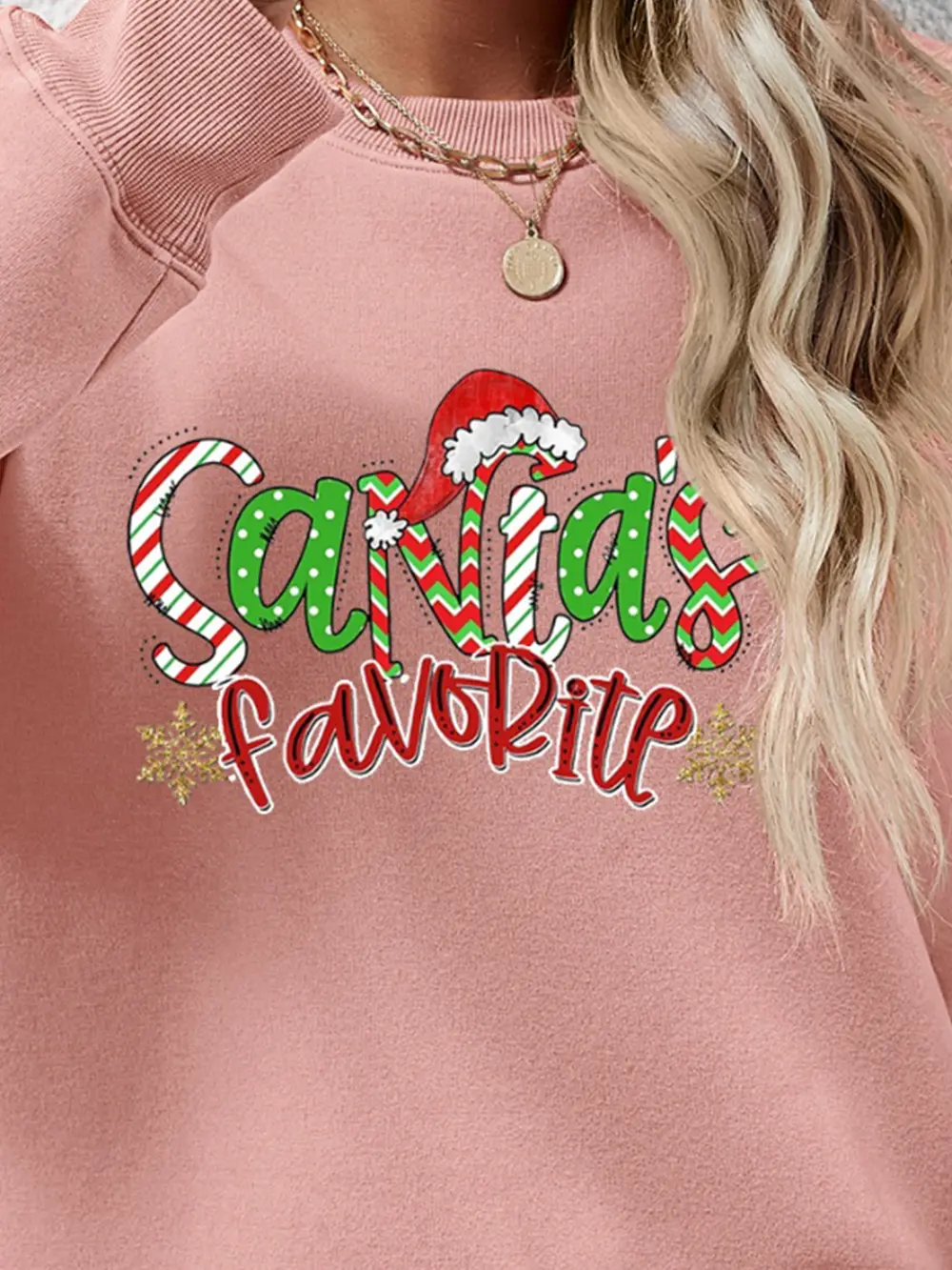 Letter Graphic Round Neck Long Sleeve Sweatshirt, image 20