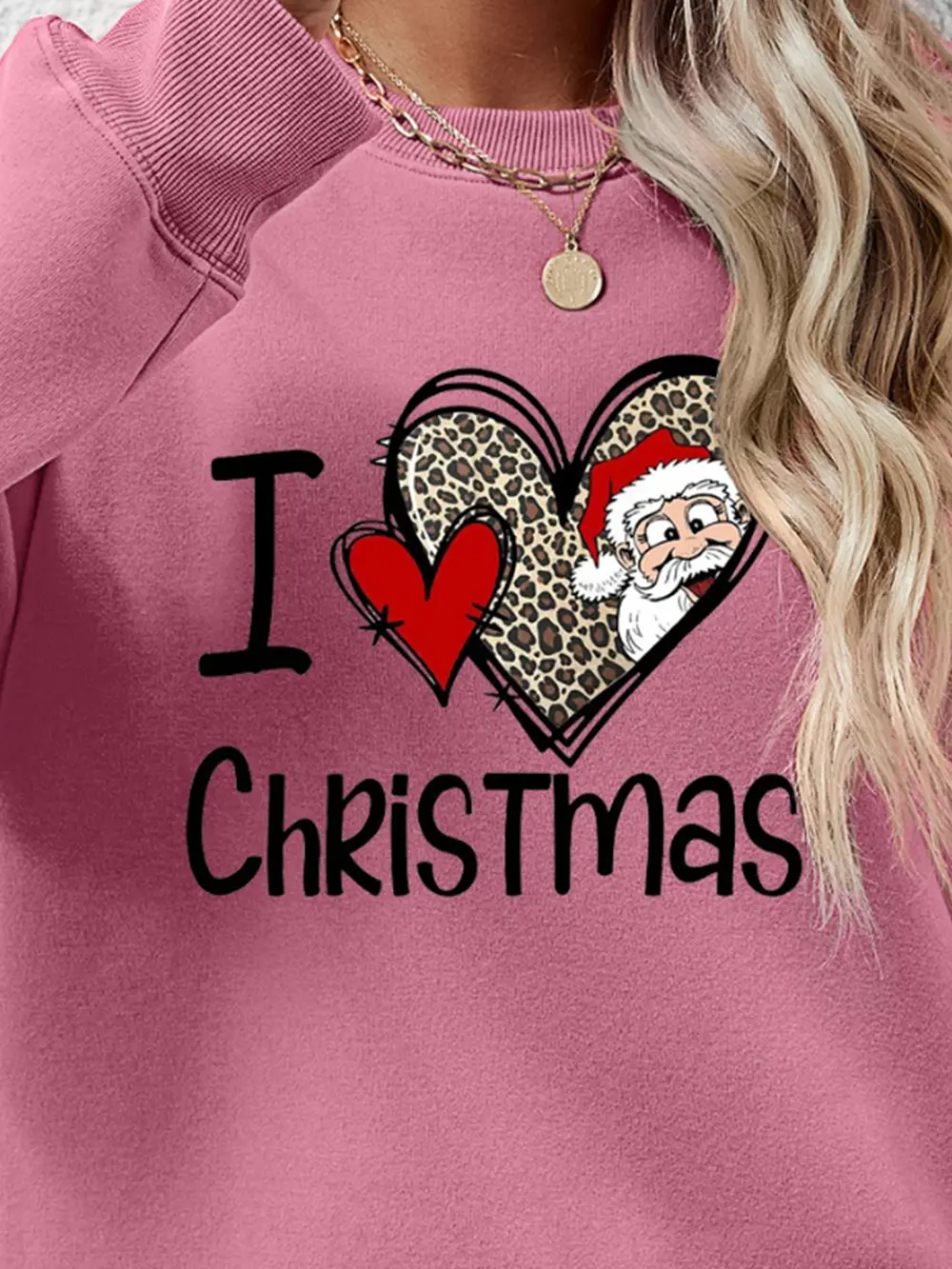CHRISTMAS Graphic Round Neck Sweatshirt, image 15