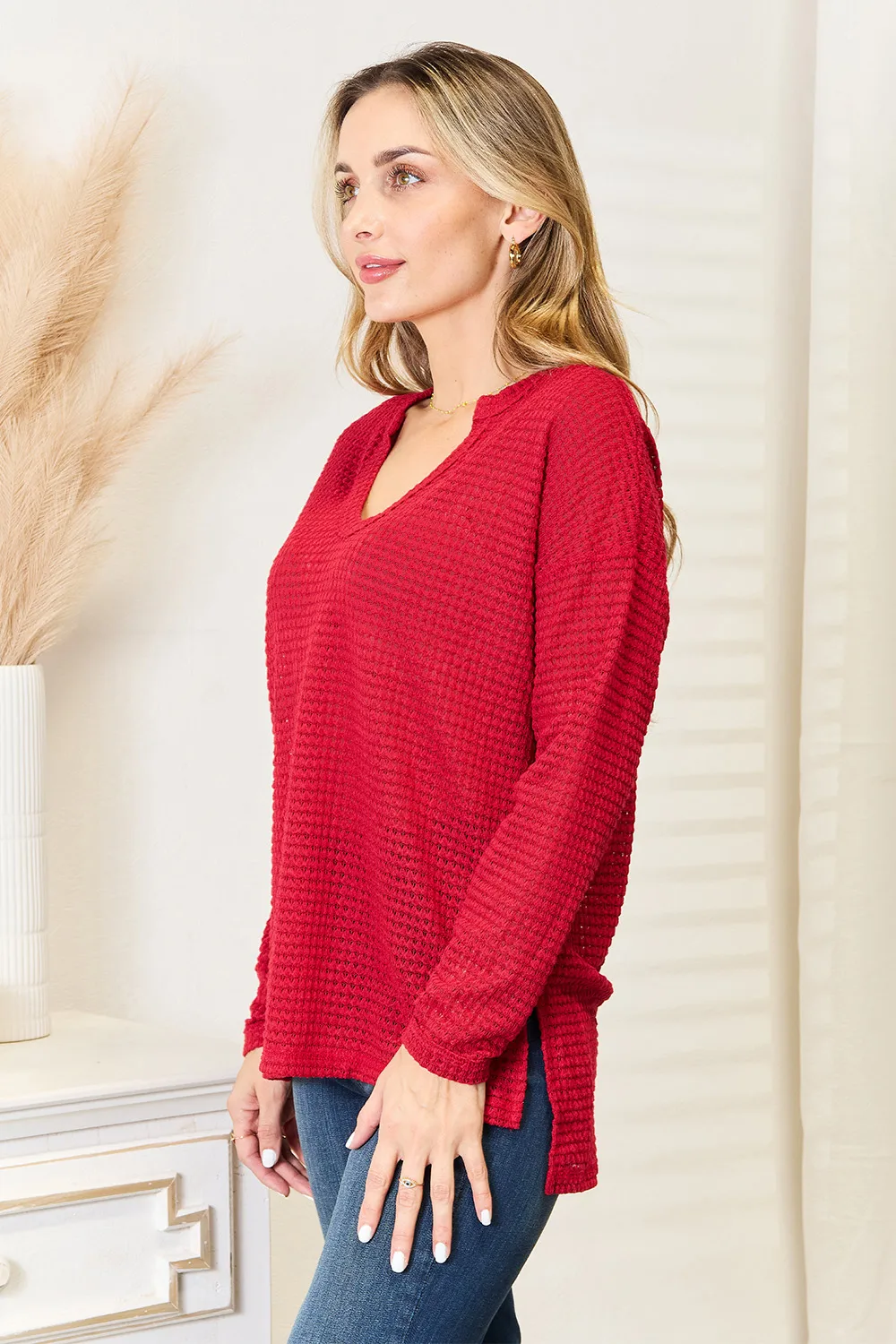 Full Size Wide Notch Relax Top, image 9