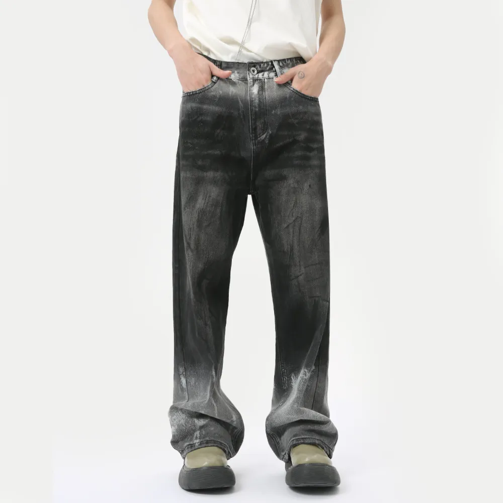 Wide Leg Jeans with Pockets