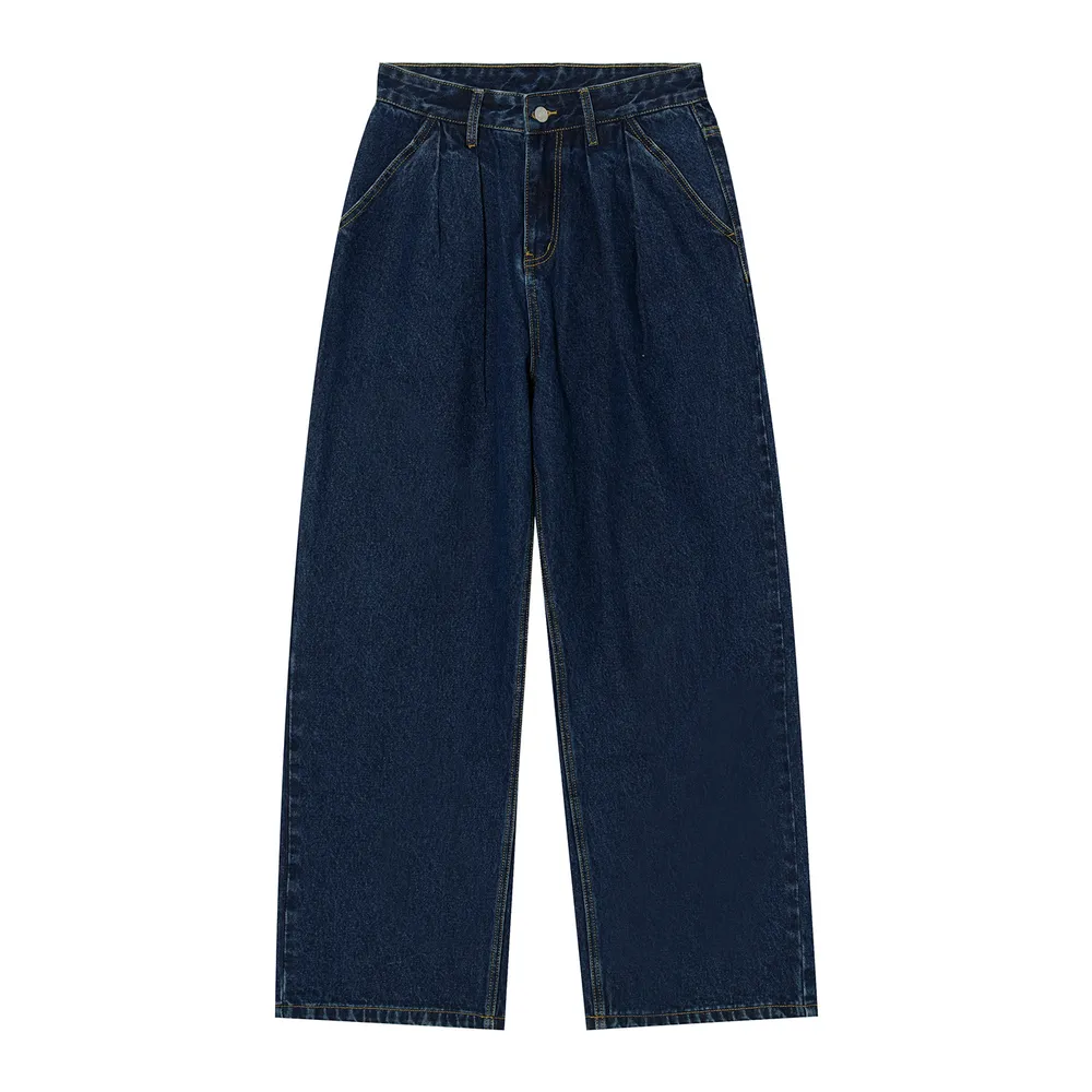 Wide Leg Jeans with Pockets