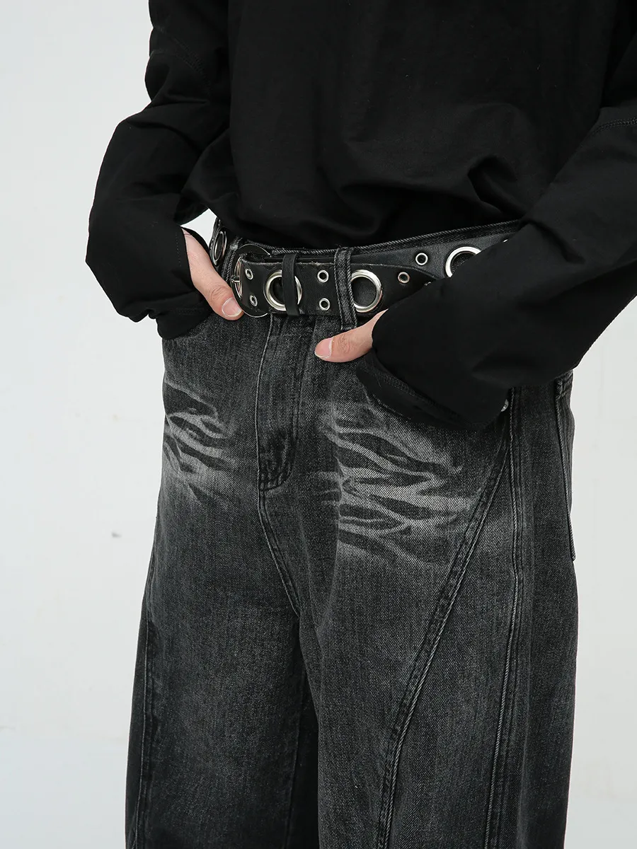 Raw Hem Jeans with Pockets, image 5