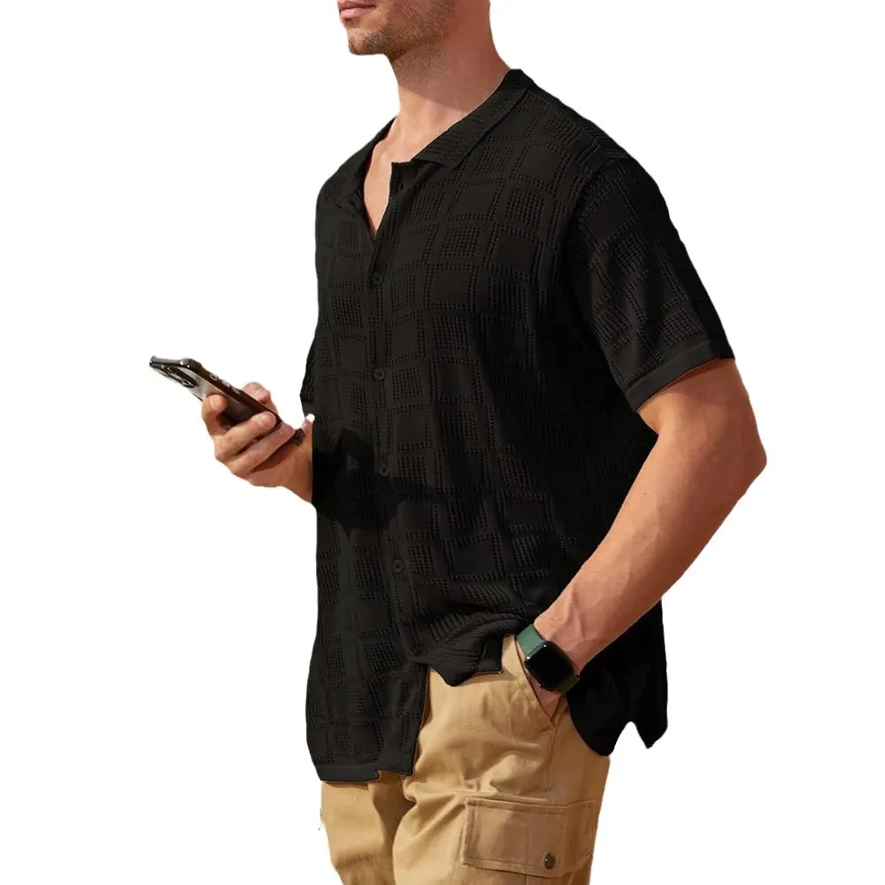 Men's Full Size Button Down Short Sleeve Plus Size, image 6
