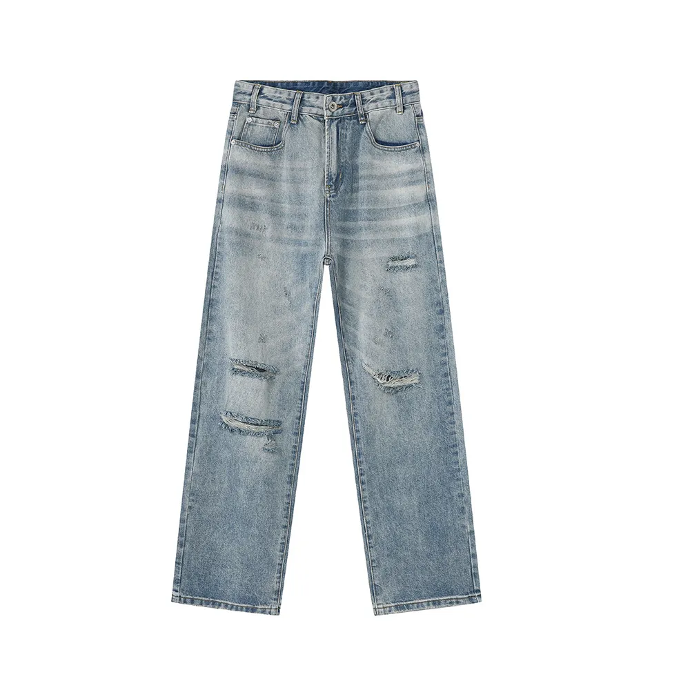 Distressed Wide Leg Jeans, image 5
