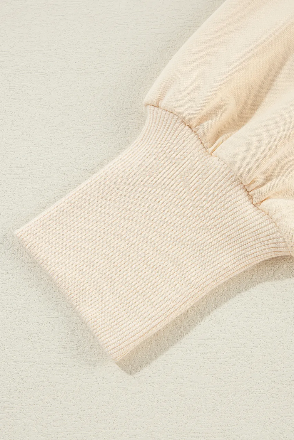 Striped Johnny Collar Long Sleeve Sweatshirt, image 5