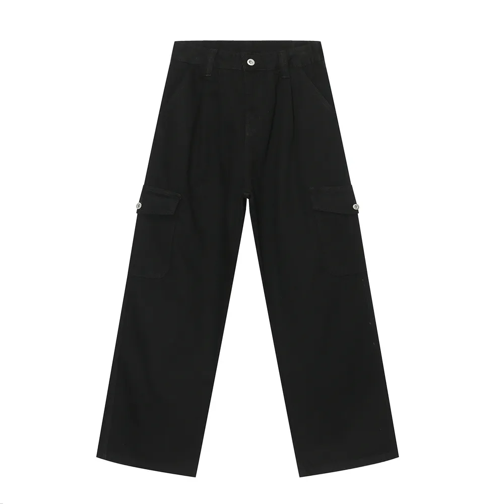 Wide Leg Jeans with Pockets, image 5