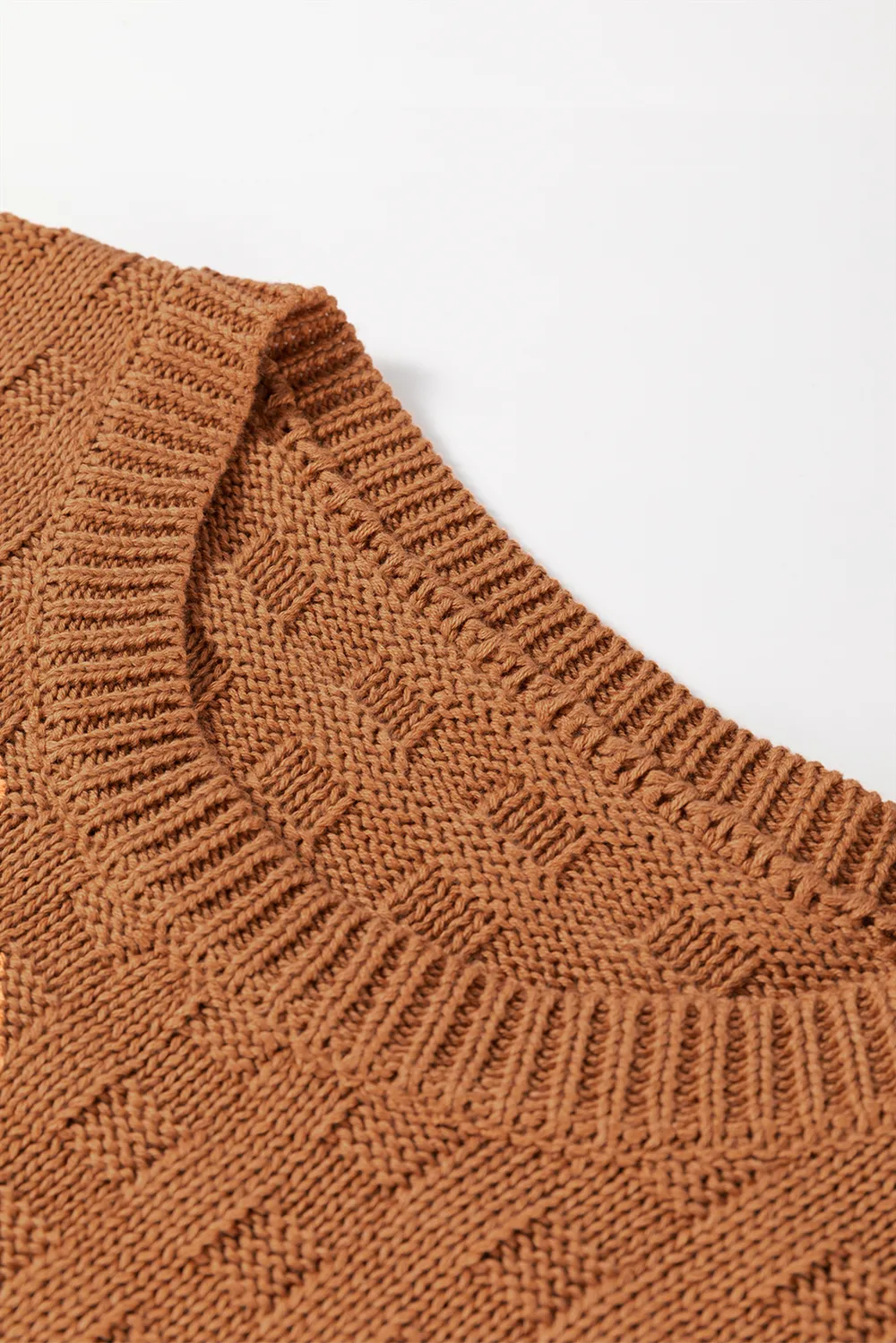Round Neck Cap Sleeve Sweater Vest, image 6