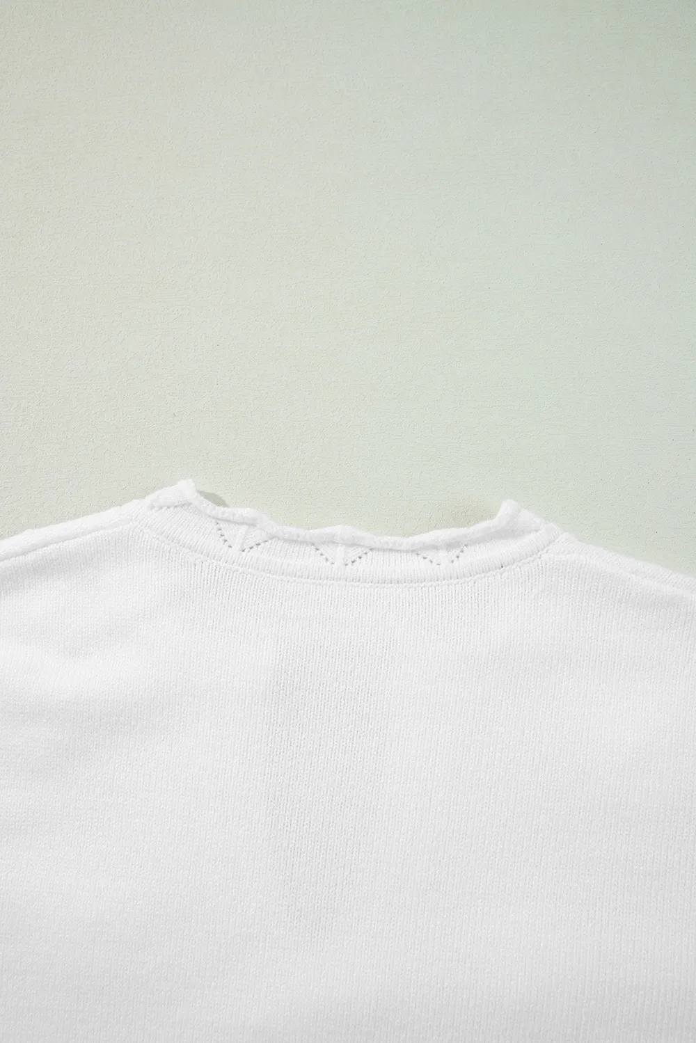 Daisy Notched Long Sleeve Sweater, image 2