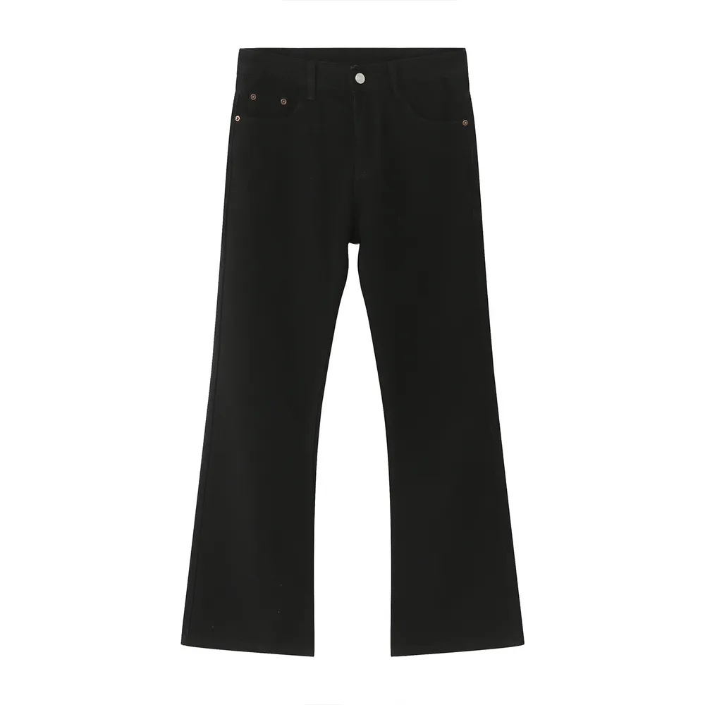 Mid Rise Jeans with Pockets