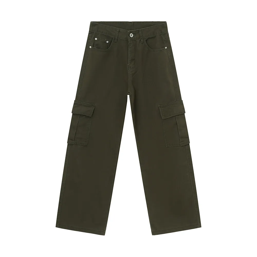 Wide Leg Cargo Jeans