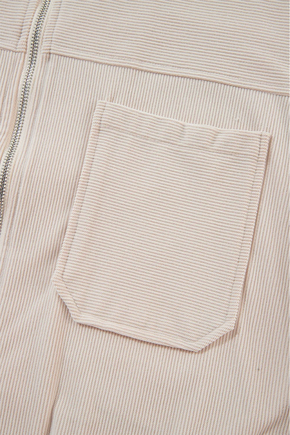 Pocketed Zip Up Long Sleeve Hooded Jacket, image 6