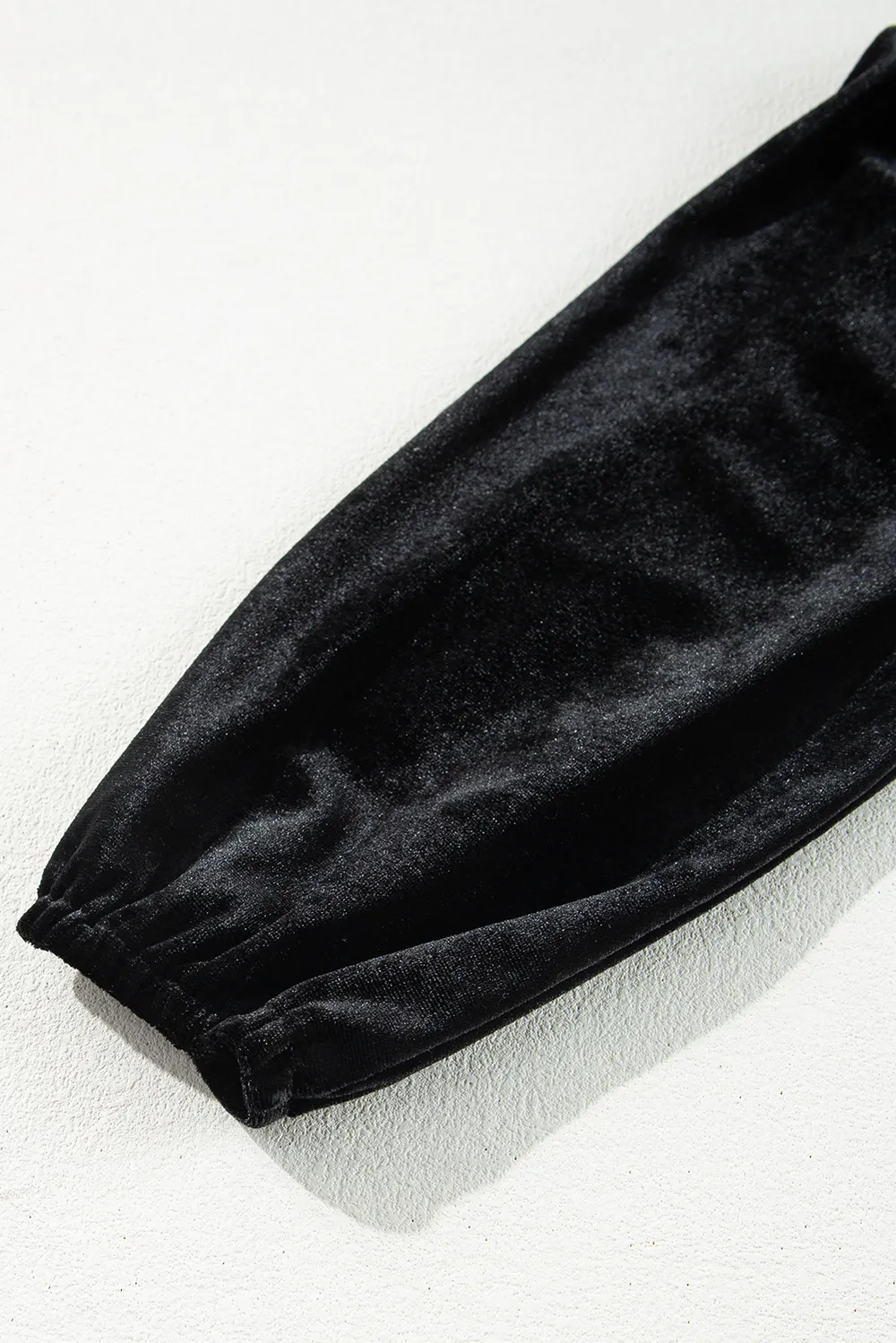 Surplice Long Sleeve Velvet Dress, image 6