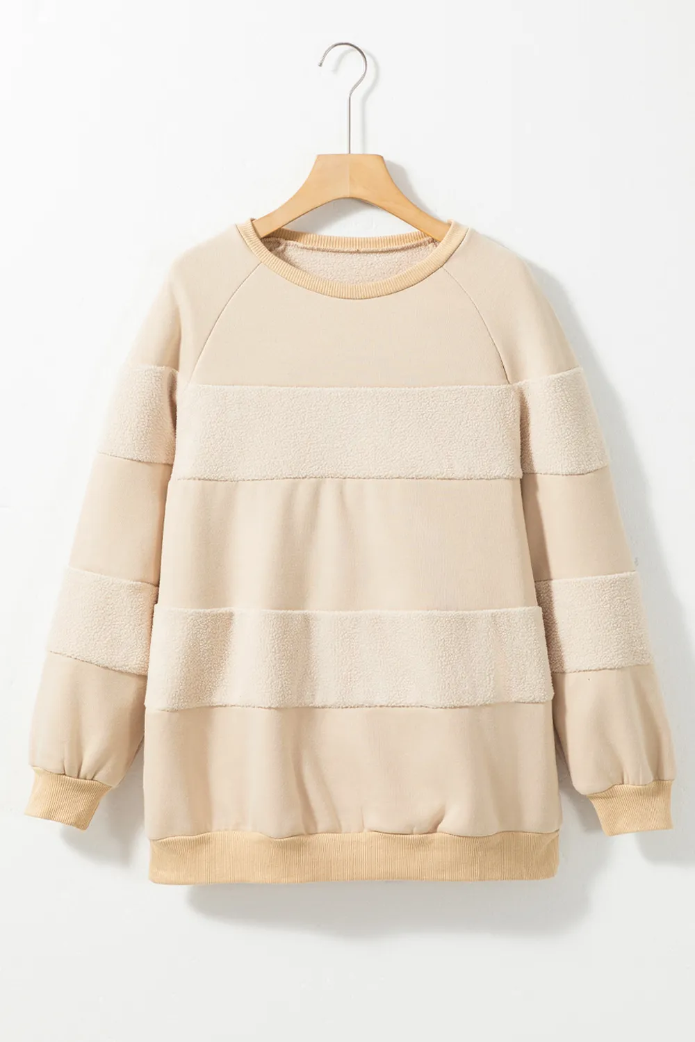 Round Neck Raglan Sleeve Sweatshirt, image 5