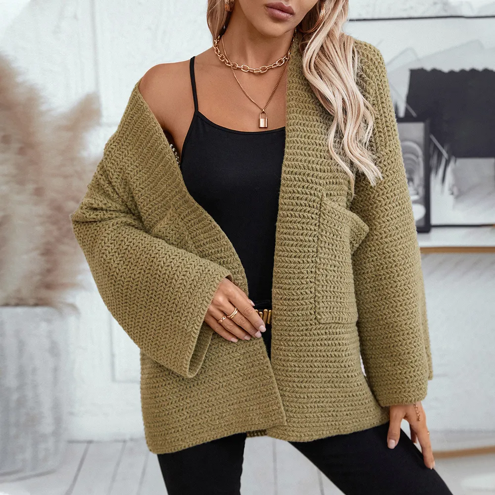 Open Front Long Sleeve Cardigan, image 3