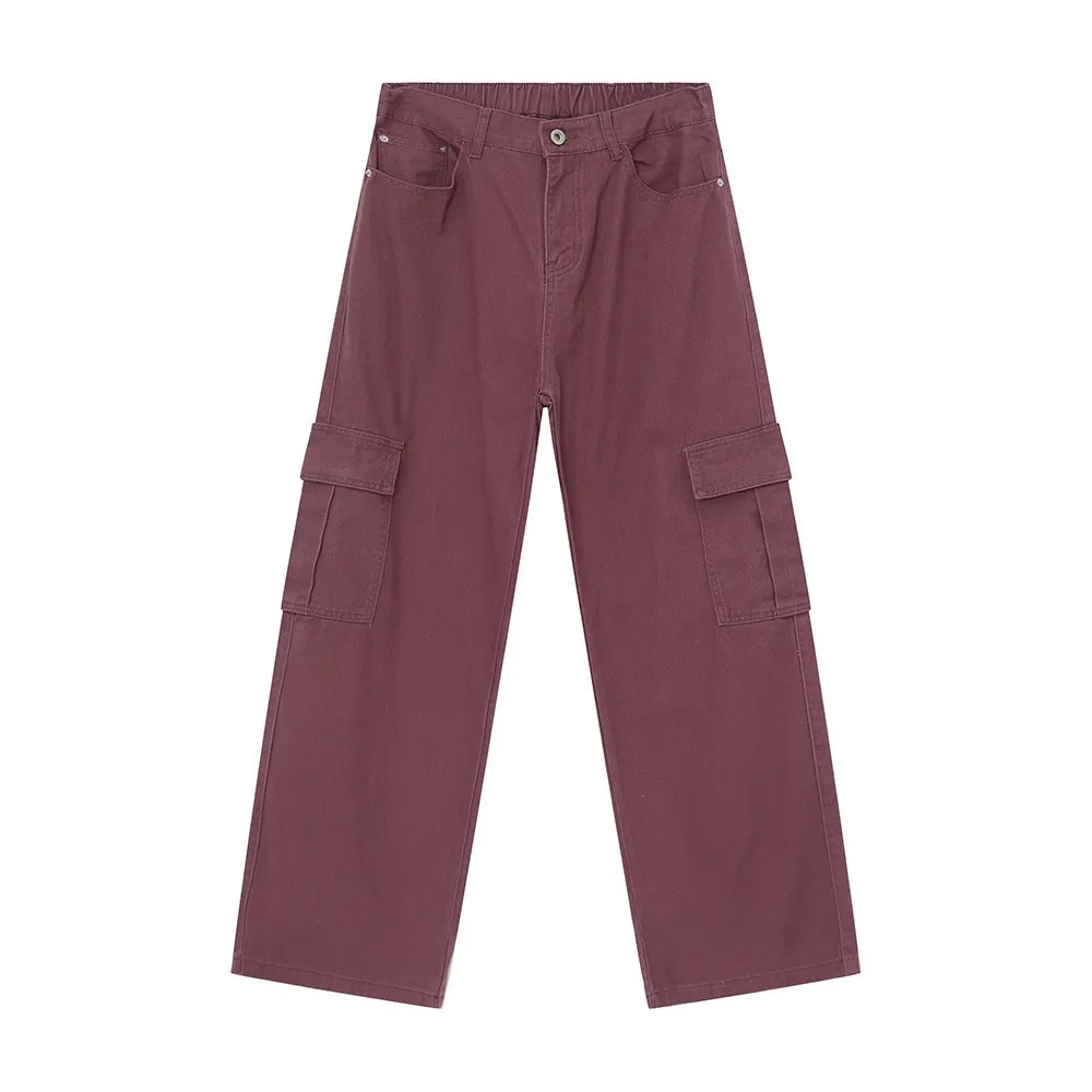 Hight Rise Wide Leg Cargo Pants, image 15