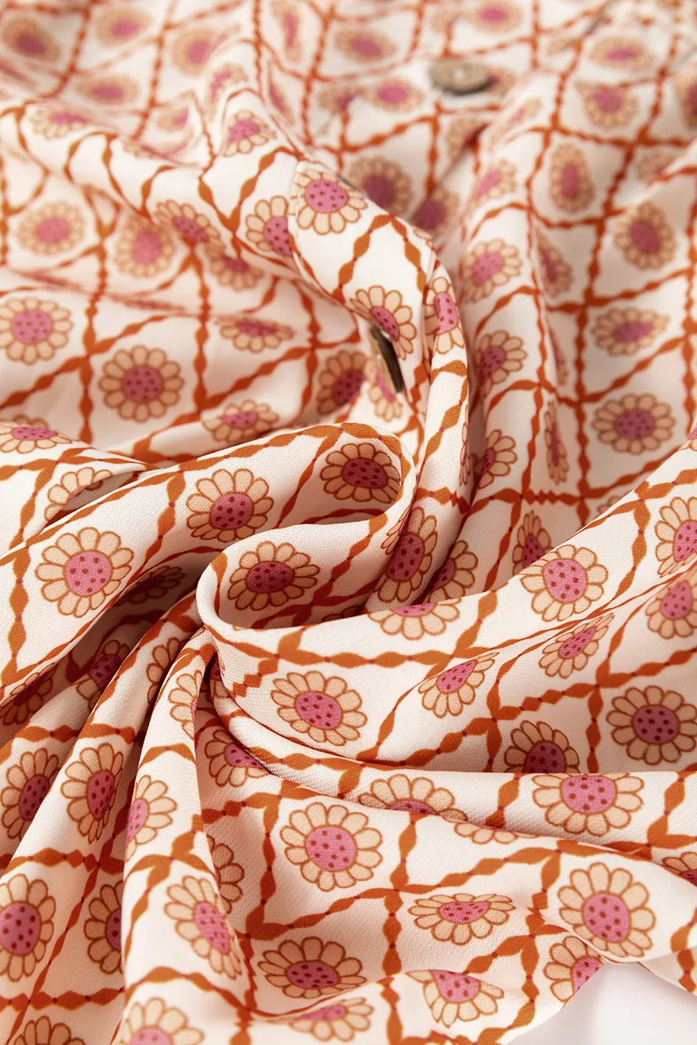 Printed Button Down Long Sleeve Shirt, image 5