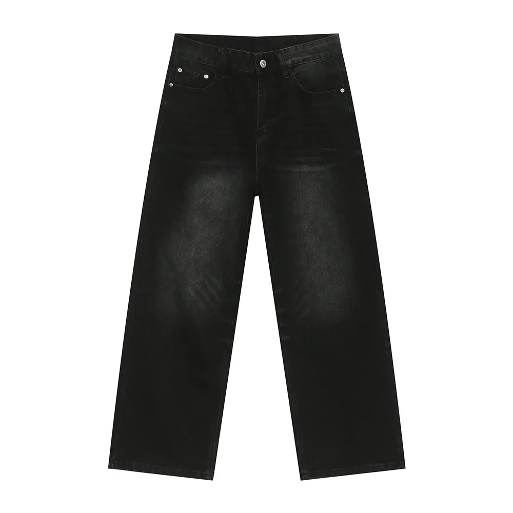 High Rise Wide Leg Casual Jeans, image 6