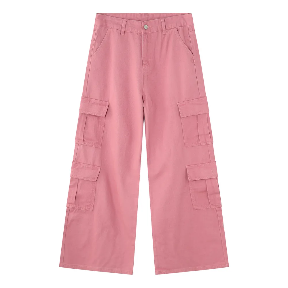 Wide Leg Cargo Jeans, image 5