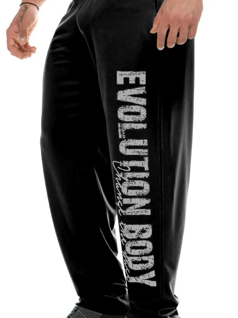 Men's Letter Elastic Waist Active Pants, image 6