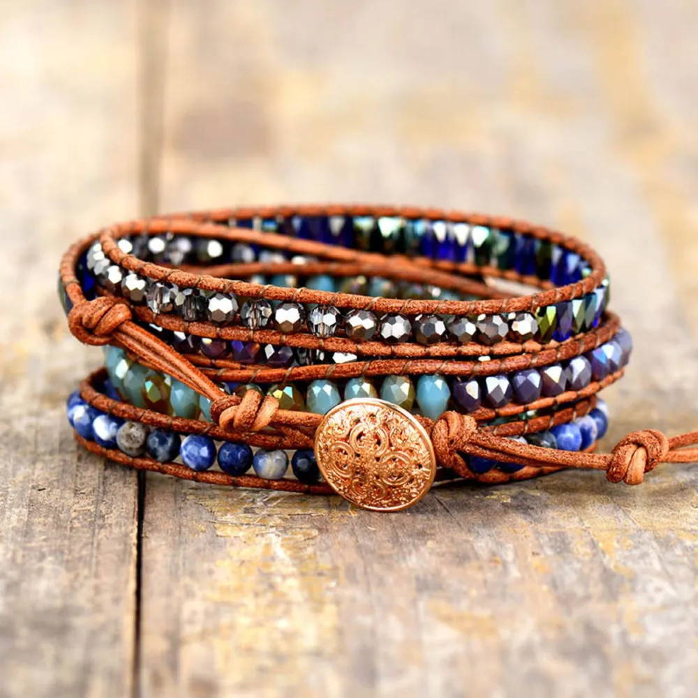 Lapis Lazuli Layered Bracelet, image 2